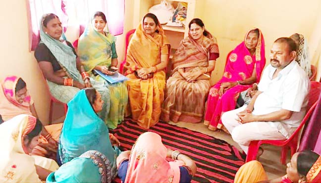 महिला मोर्चा की बैठक