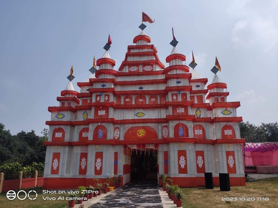 बीआरसी क्लब में शारदीय नवरात्र, आकर्षक पंडाल 
