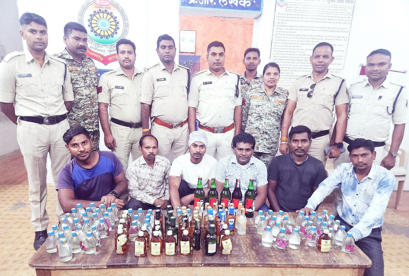  हाइवे के ढाबों पर सघन जांच अभियान   बीयर,  देशी-अंग्रेजी शराब और डीजल  जब्त