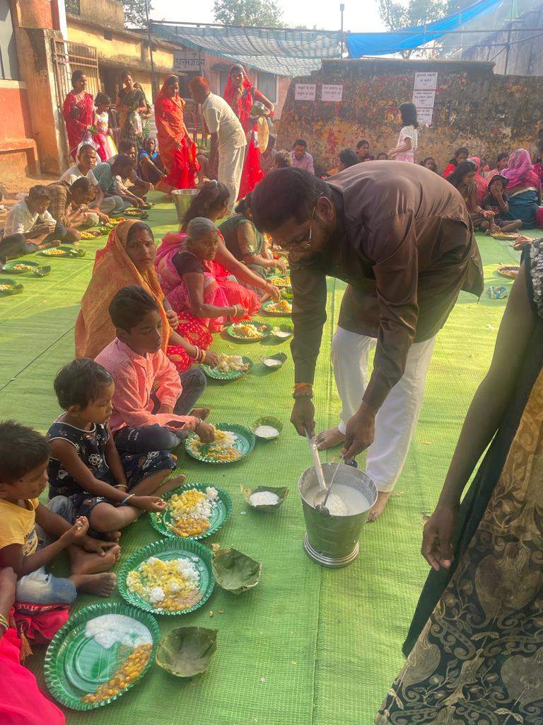 नवरात्र पर भंडारे  का आयोजन