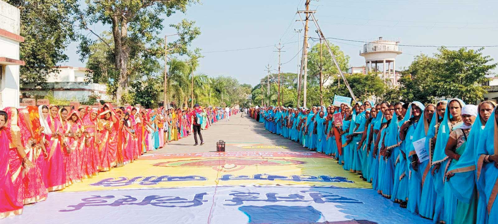 इंदिरा कला संगीत विवि कैंपस में मतदाता जागरूकता