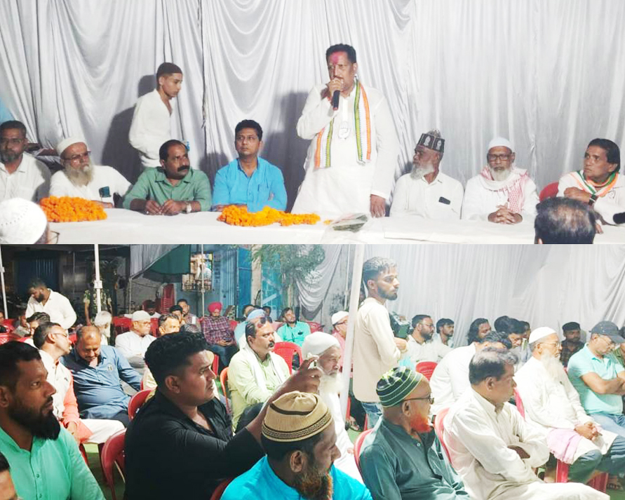 मुस्लिम समाज ने किया गिरीश देवांगन का अभिनंदन मुस्लिम समाज ने किया गिरीश देवांगन का अभिनंदन