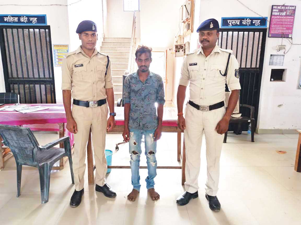  हत्या का आरोपी 12 घंटे के अंदर गिरफ्तार