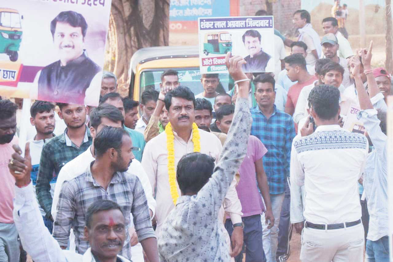 ग्रामीणों से मिल रहे आशीर्वाद का कोई मोल नहीं-शंकर लाल अग्रवाल