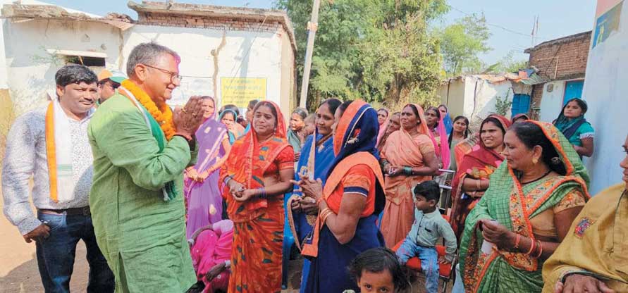 स्वतंत्रता सेनानी छत्रपाल सिरमौर ने शैलेश नितिन त्रिवेदी के पक्ष में किया जनसंपर्क