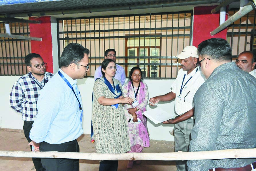 मतदान सामग्री वितरण  वापसी की तैयारी पूरी