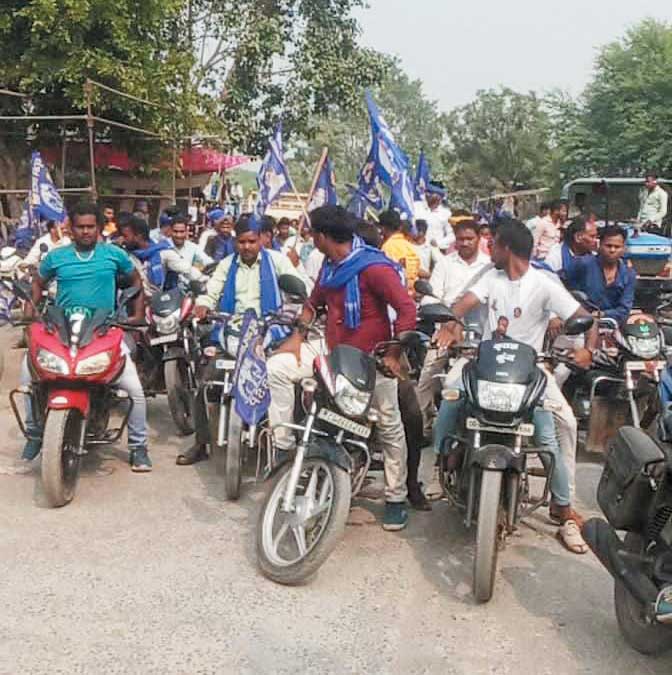 बसपा ने निकाली महारैली