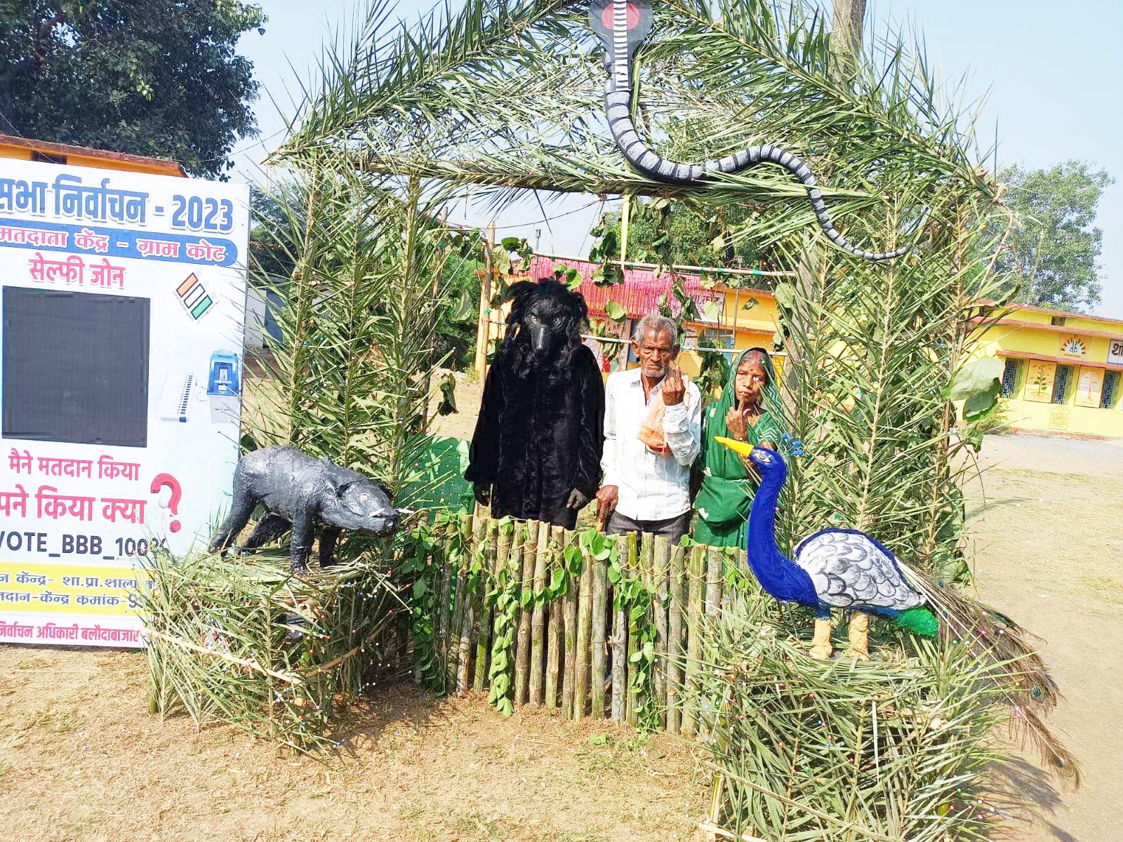 बुजुर्गों ने डाले वोट