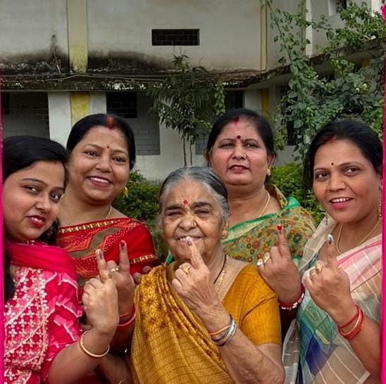 महिलाओं ने 79.50 फीसदी किया मतदान