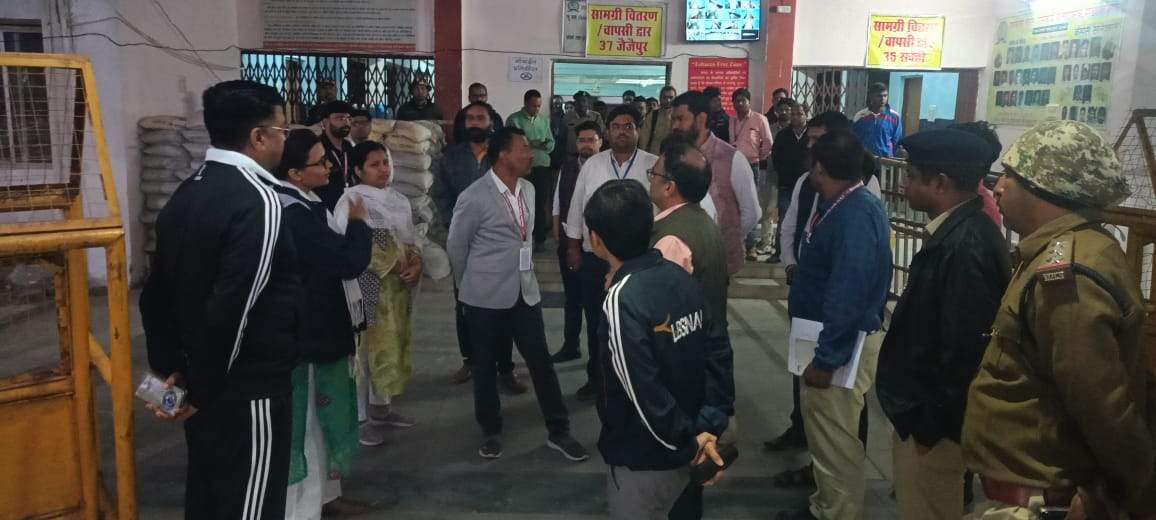 स्ट्रांग रूम की कड़ी सुरक्षा के लिए सुरक्षा बल तैनात, 3 दिसम्बर को होगी मतगणना