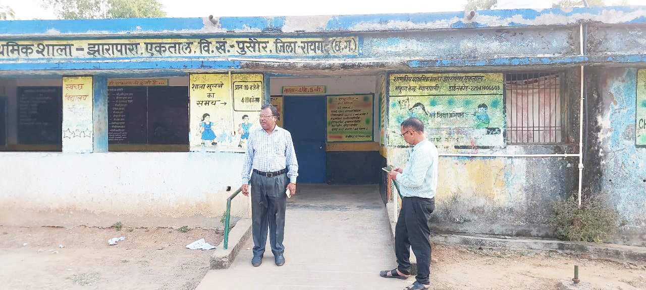 जिला शिक्षा अधिकारी ने किया स्कूलों का निरीक्षण जिला शिक्षा अधिकारी ने किया स्कूलों का निरीक्षण