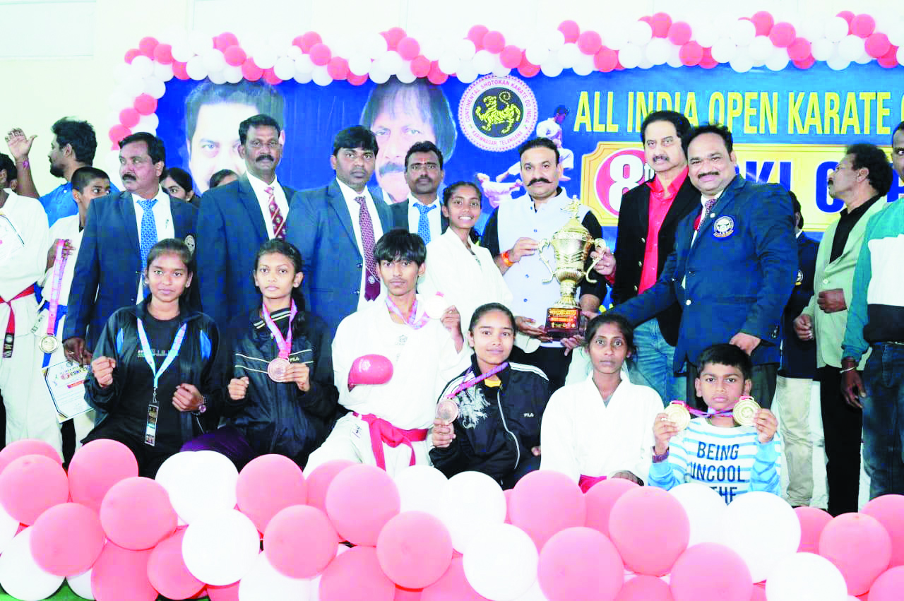 राजनांदगांव कराते का डंका तेलगांना में भी बजा