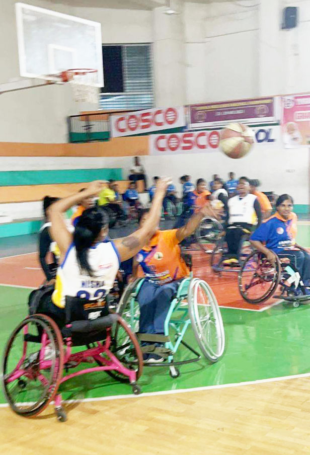 महाराष्ट्र की टीम का सीनियर नेशनल व्हीलचेयर बास्केटबॉल स्पर्धा में दबदबा 