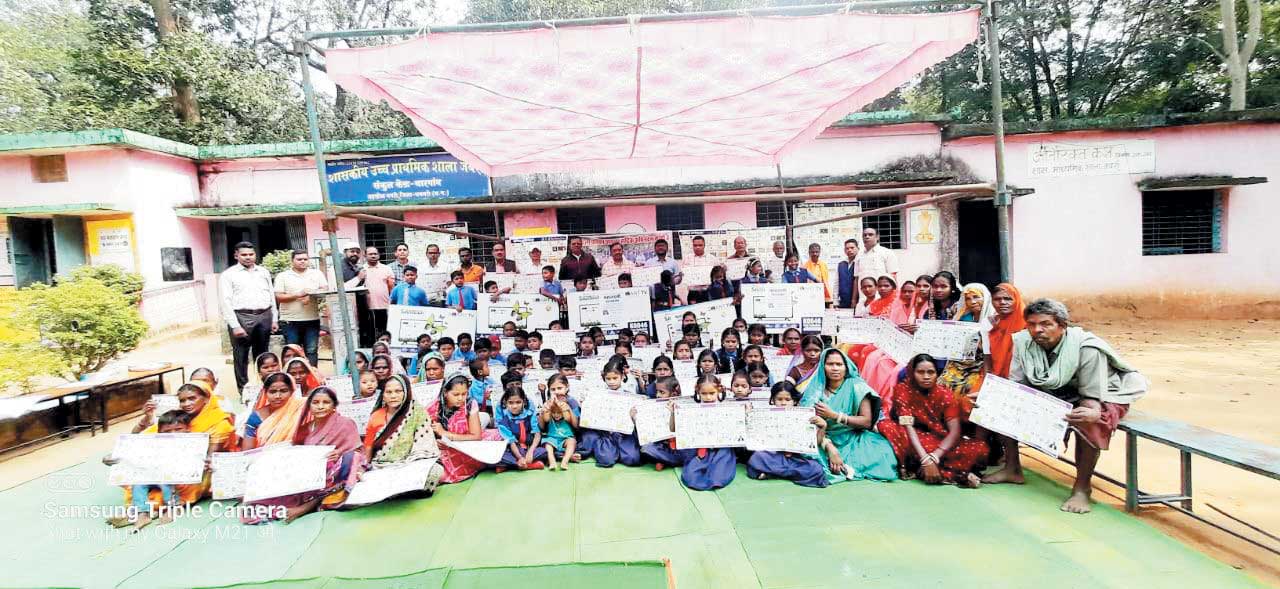 वनांचल जबर्रा के आदिवासी बच्चे भी स्मार्ट टीवी से पढ़ेंगे