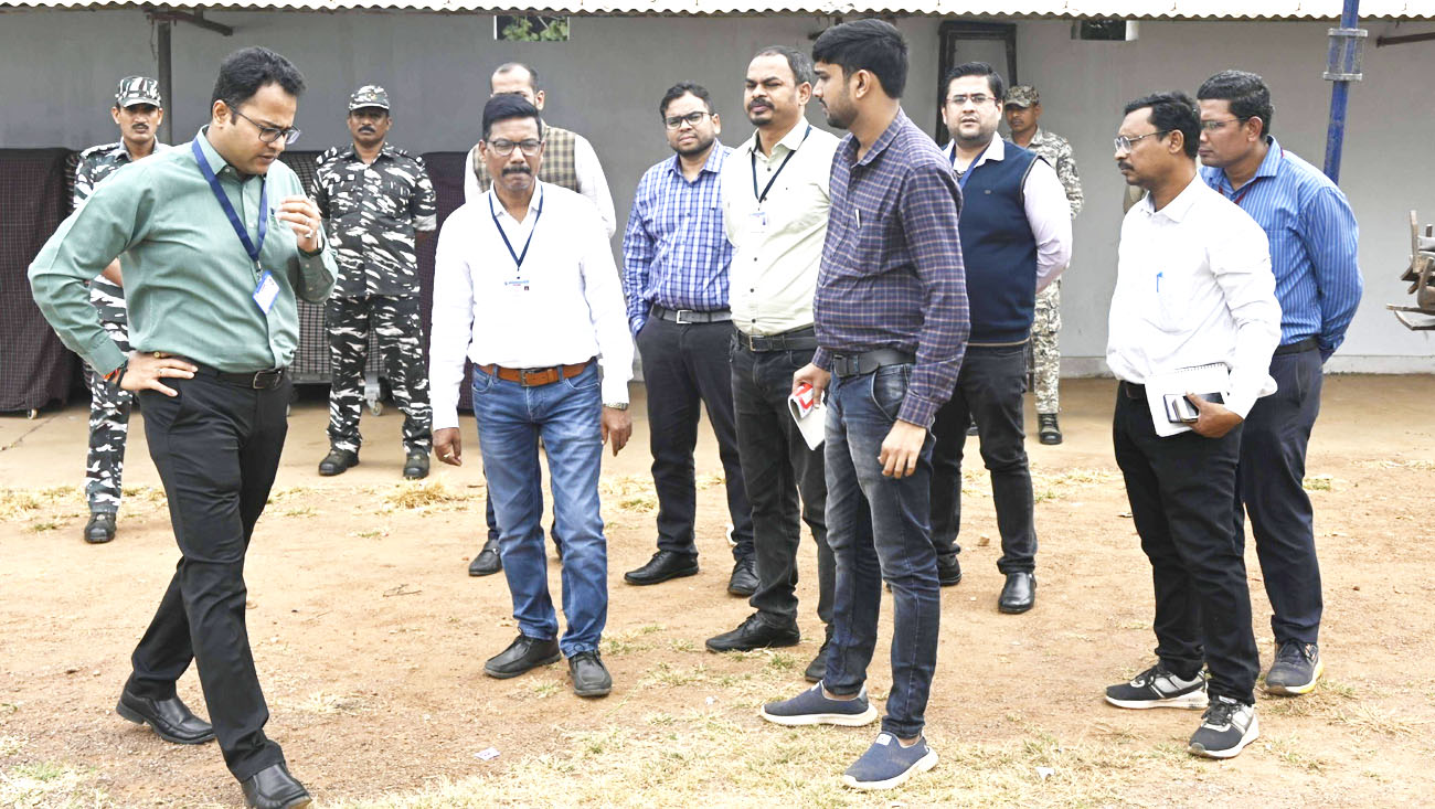 मतगणना स्थल का निरीक्षण, व्यवस्थाओं की ली जानकारी