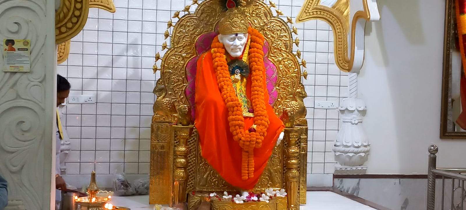 साईधाम में साँई बाबा का पांचवा प्राण प्रतिष्ठा आज