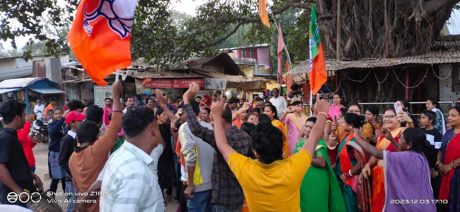 बचेली में भाजपा को करीब  ढाई हजार की बढ़त