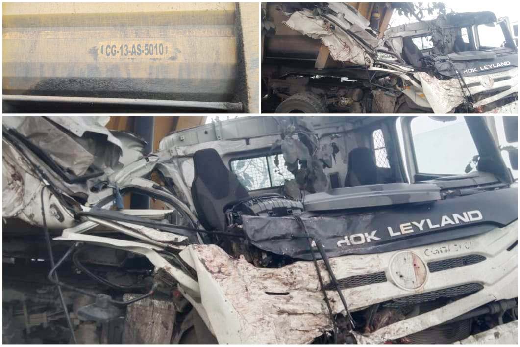 टे्रलर पेड़ से टकराई, खलासी की मौत