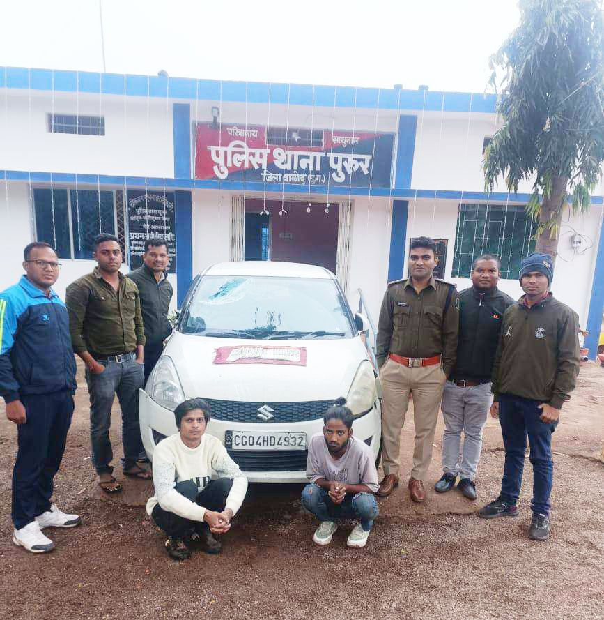 ट्रक ड्राइवर से लूट,  दिल्ली के दो  आरोपी रायपुर में गिरफ्तार