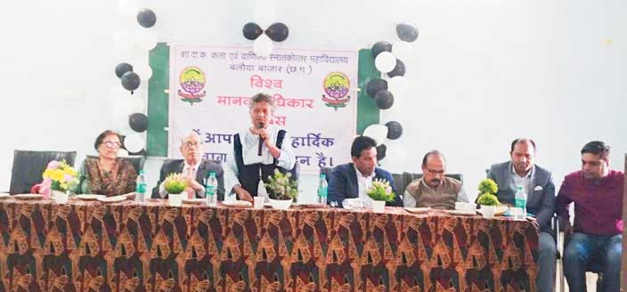 पूर्ण शारीरिक, मानसिक और आध्यात्मिक विकास के लिए मानवाधिकार आवश्यक-डॉ. जेम्स