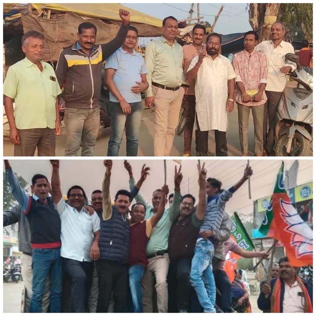 साय के मुख्यमंत्री बनाये जाने पर कार्यकर्ताओं ने मनाया जश्न साय के मुख्यमंत्री बनाये जाने पर कार्यकर्ताओं ने मनाया जश्न