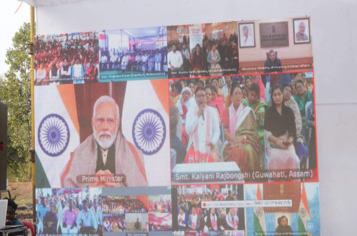 बस्तर के जाटम, करन्दोला, टेकामेटा व अलनार में विकसित भारत संकल्प यात्रा 