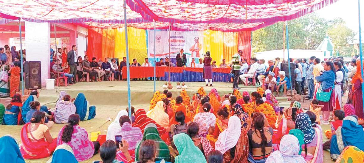 विकसित भारत संकल्प यात्रा, हितग्राहियों को किया लाभान्वित