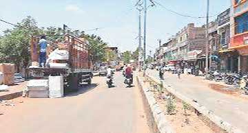 बायपास मार्ग होने और दिन में नो एंट्री की पाबंदी का असर नहीं