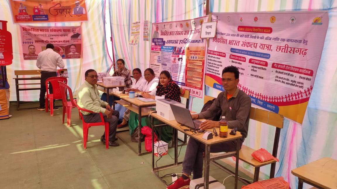 7 गांवों में विकसित भारत संकल्प शिविर, ग्रामीणों में दिखा उत्साह