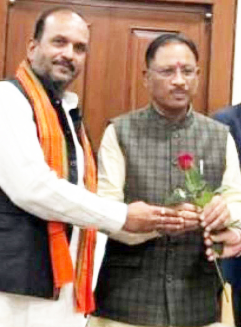 किसान नेता योगेश ने सीएम से मुलाकात कर दी नववर्ष की बधाई