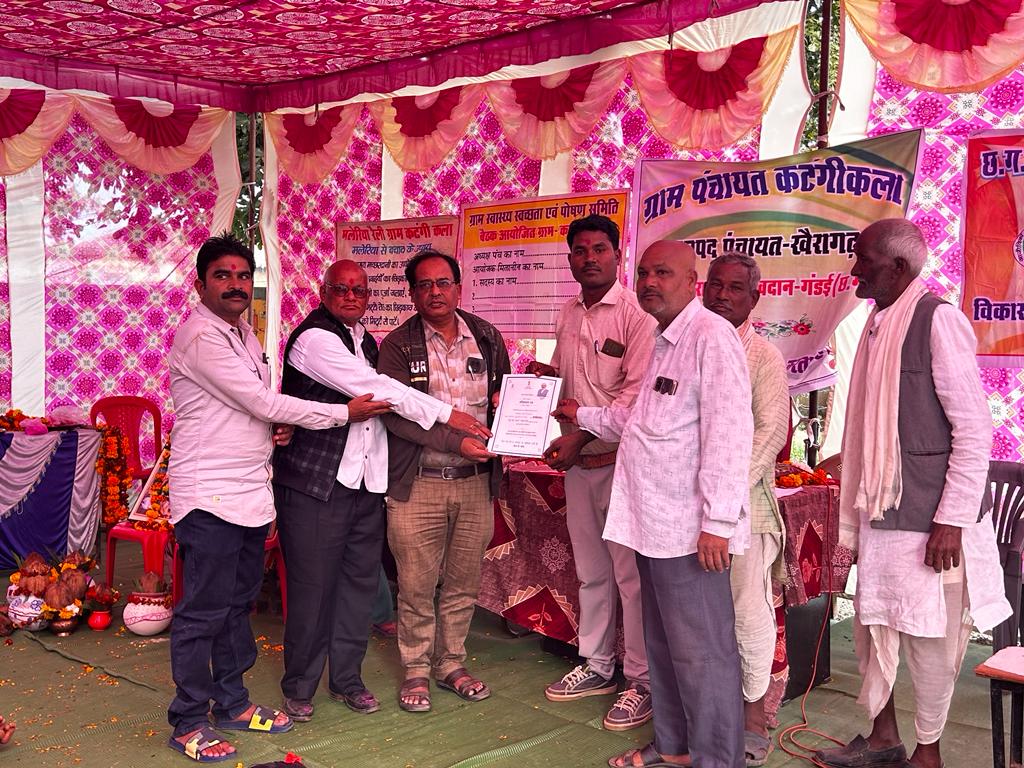 जिले के विभिन्न ग्रामों में विकसित भारत संकल्प यात्रा का आयोजन