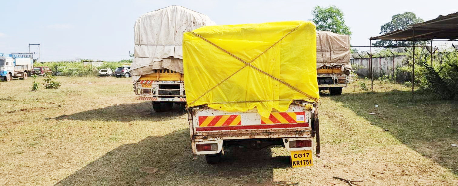 अवैध धान परिवहन के 9 मामले,  314 क्विंटल धान- 7 वाहन जब्त 