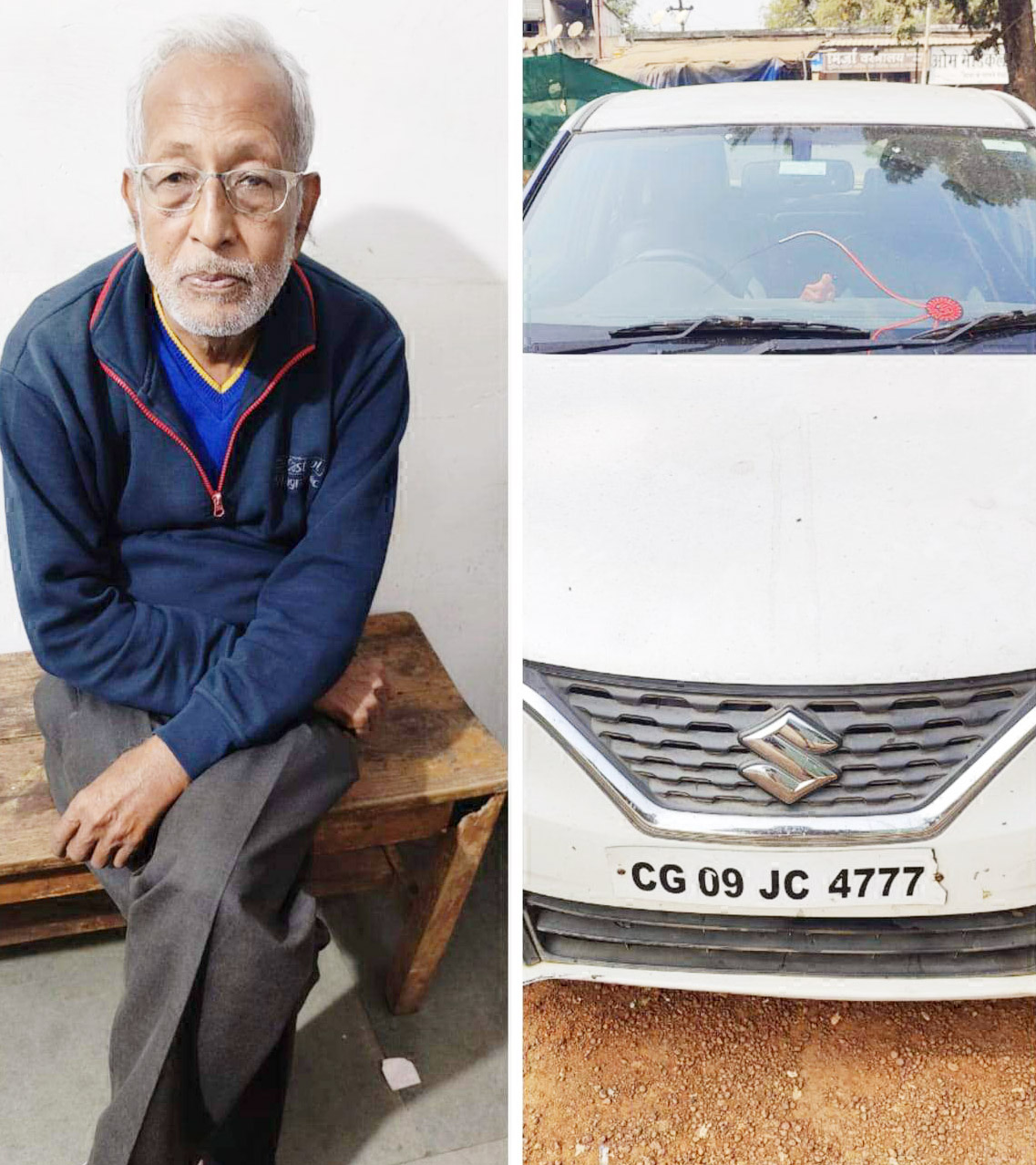 व्यक्ति को कार से एक किमी घसीटने  वाला  गिरफ्तार, कार जब्त