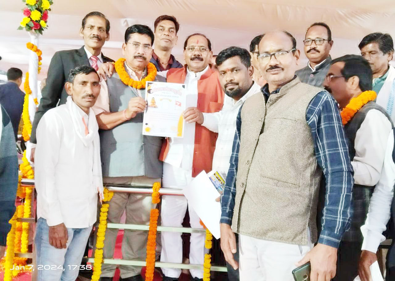 अमरनाथ राजिम भक्तिन माता सम्मान से सम्मानित