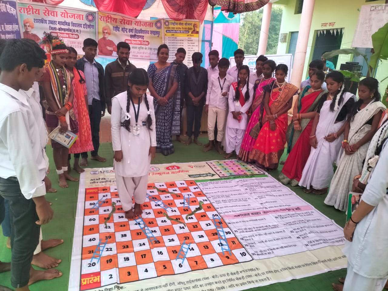 टीबी मुक्त भारत के लिए रासेयो शिविर में किया जागरूक टीबी मुक्त भारत के लिए रासेयो शिविर में किया जागरूक