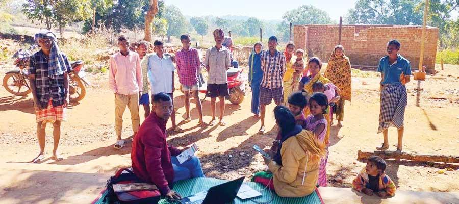 पीवीटीजी बसाहटों में लगाये जा रहे विशेष शिविर