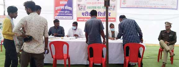 वाहन चालकों की नेत्र जांच