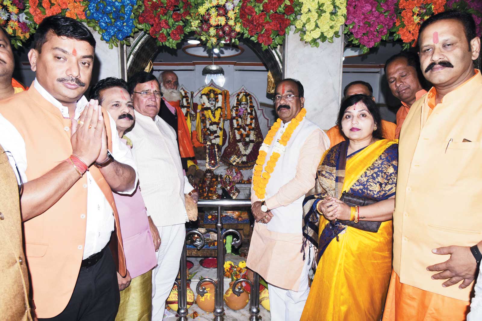 डिप्टी सीएम साव ने श्रीराम मंदिर में की पूजा-अर्चना