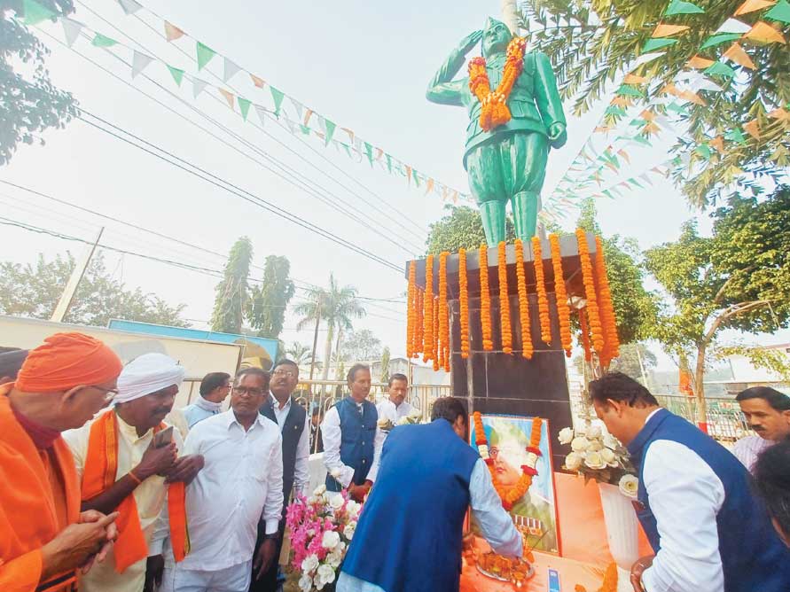 सुभाष चंद्र के विचार आज भी युवाओं को प्रेरित करते हैं-केदार