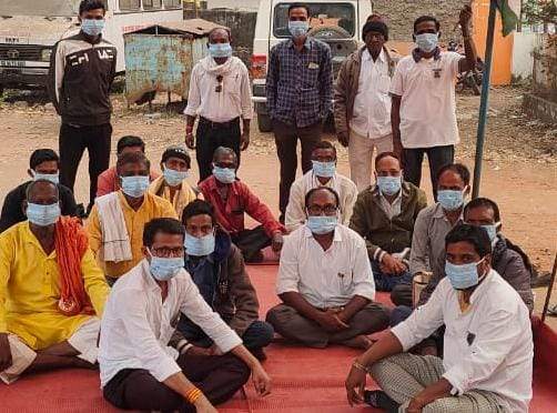 भारत जोड़ो न्याय यात्रा पर हमले का मौन विरोध, धरना-प्रदर्शन