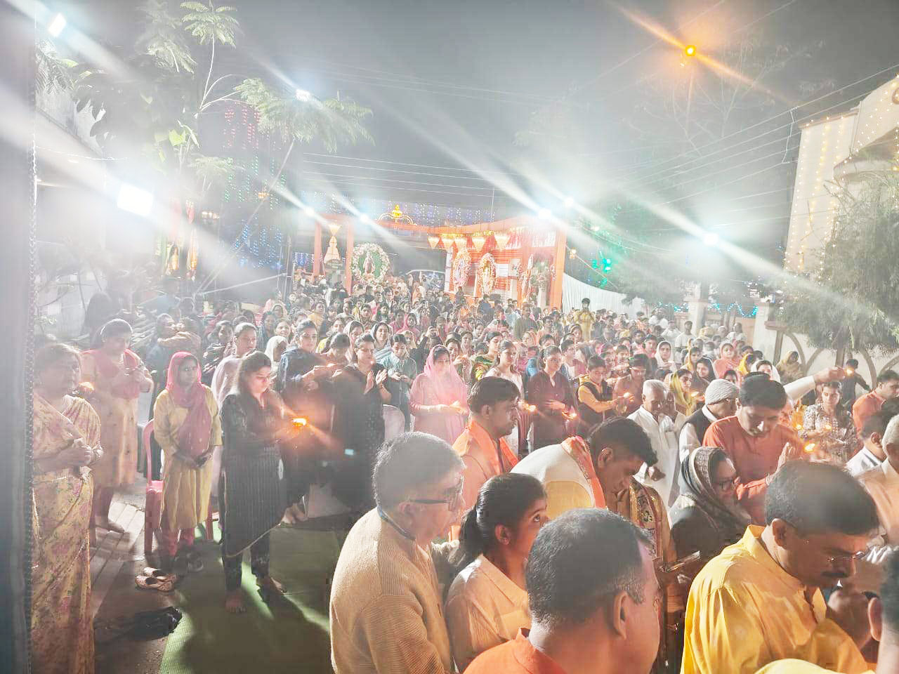 श्रीराम प्राण प्रतिष्ठा पर  भव्य आयोजन हुए