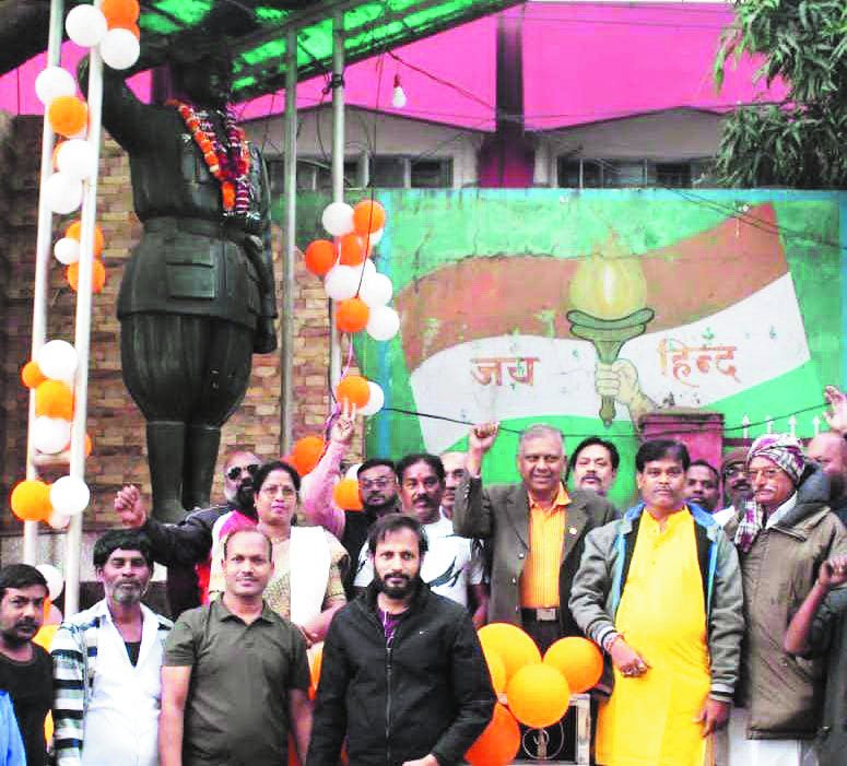 सुभाष द्वार में मनाई बोस की जयंती