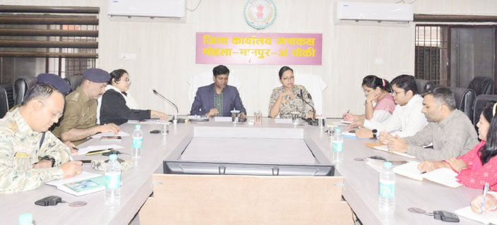 शांति व कानून व्यवस्था पर  बैठक