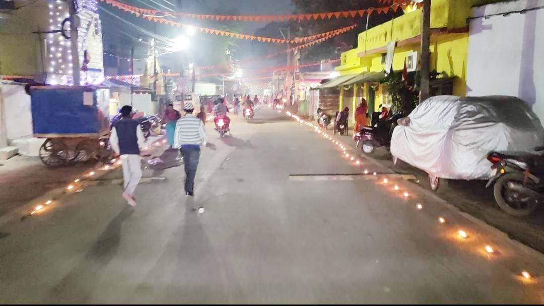 प्राण-प्रतिष्ठा पर दीपोत्सव