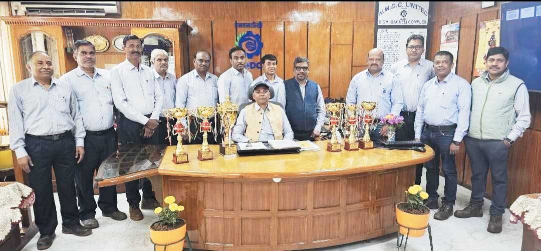 एनएमडीसी बचेली को दूसरी बार सर्वश्रेष्ठ खान का पुरस्कार