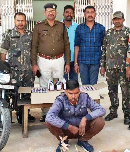  एमपी की शराब बरामद, गिरफ्तार