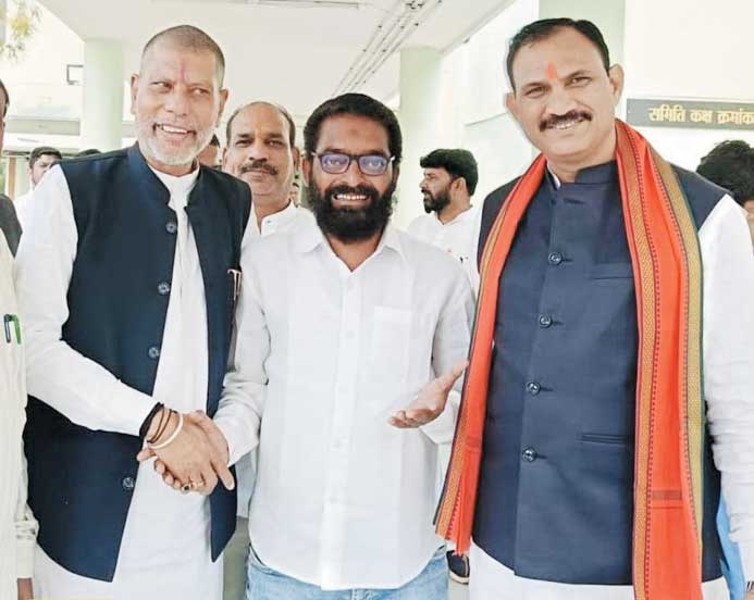 किरण देव व श्याम जायसवाल से की मुलाकात किरण देव व श्याम जायसवाल से की मुलाकात