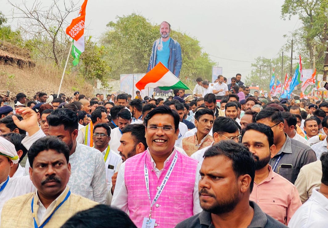 भारत जोड़ो न्याय यात्रा में  शामिल हुए विधायक