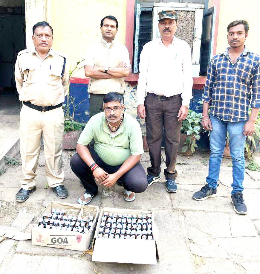 एमपी की शराब जब्त एमपी की शराब जब्त