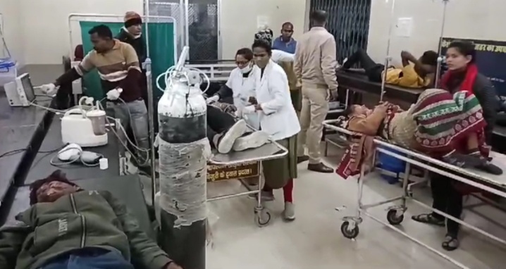 3 बाइक की भिड़ंत, एक मौत, आधा दर्जन से अधिक घायल